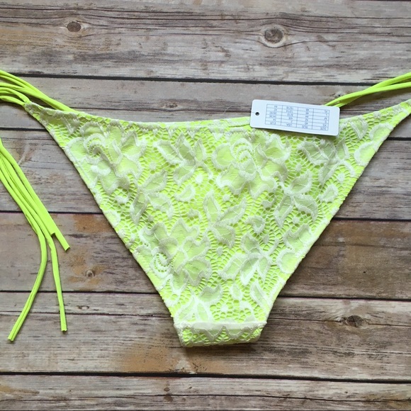 PacSun Swim Pacsun Neon Yellow Swim Bottom Poshmark